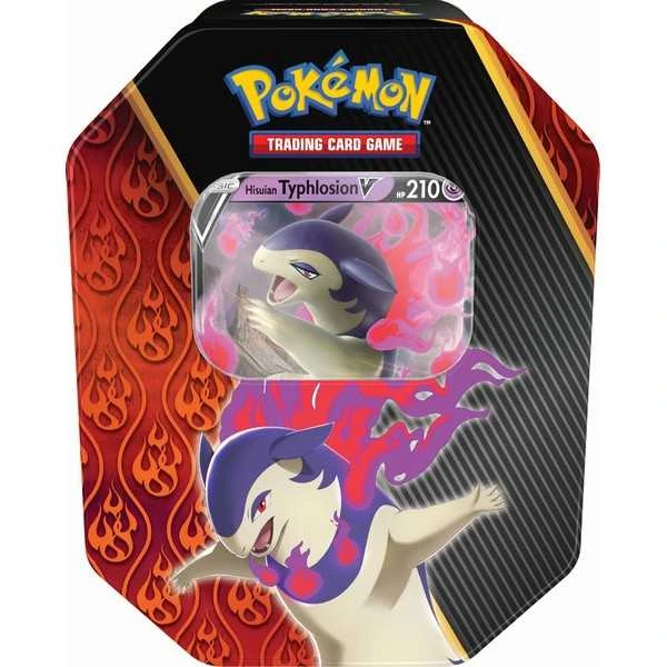 Pokemon TCG: Divergent Powers Tins – Hisuian Typhlosion V 1 Pokemon TCG: Divergent Powers Tins – Hisuian Typhlosion V