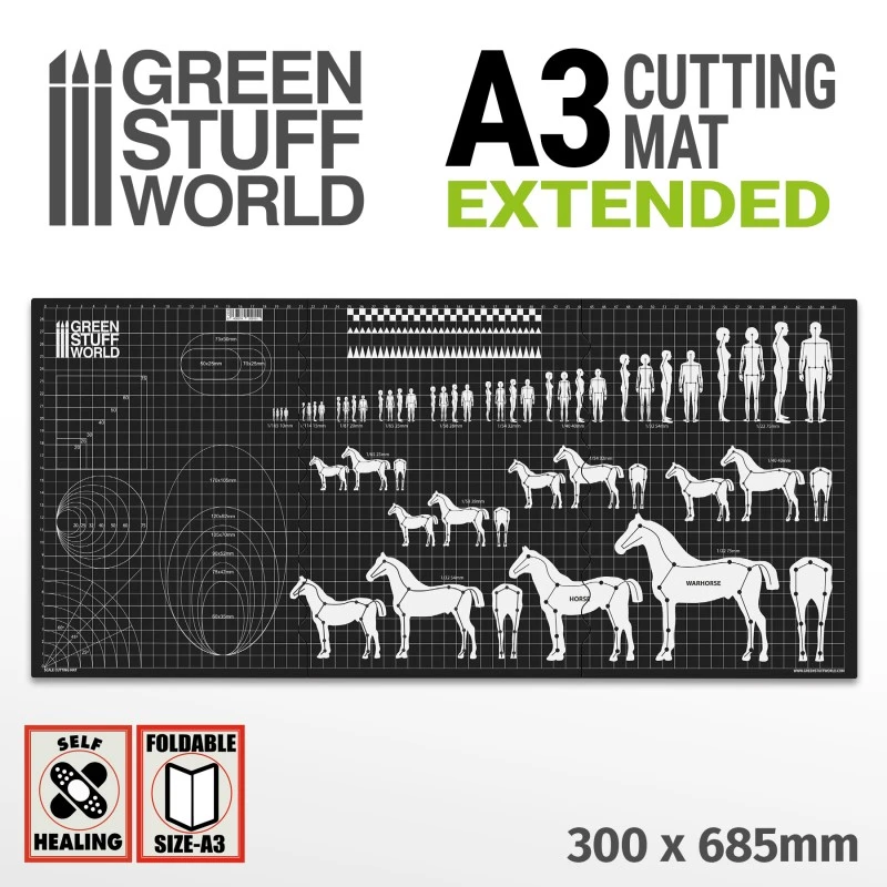Scale Cutting Mat A3 Extended 2 Scale Cutting Mat A3 Extended - Image 2