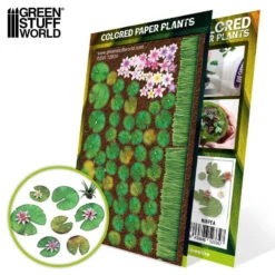 Colored Paper Plants – Lilly Pads