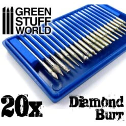 Diamond Burr Set With 20 Tips