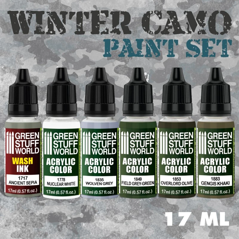 Paint Set – Winter Camo 2 Paint Set – Winter Camo - Image 2