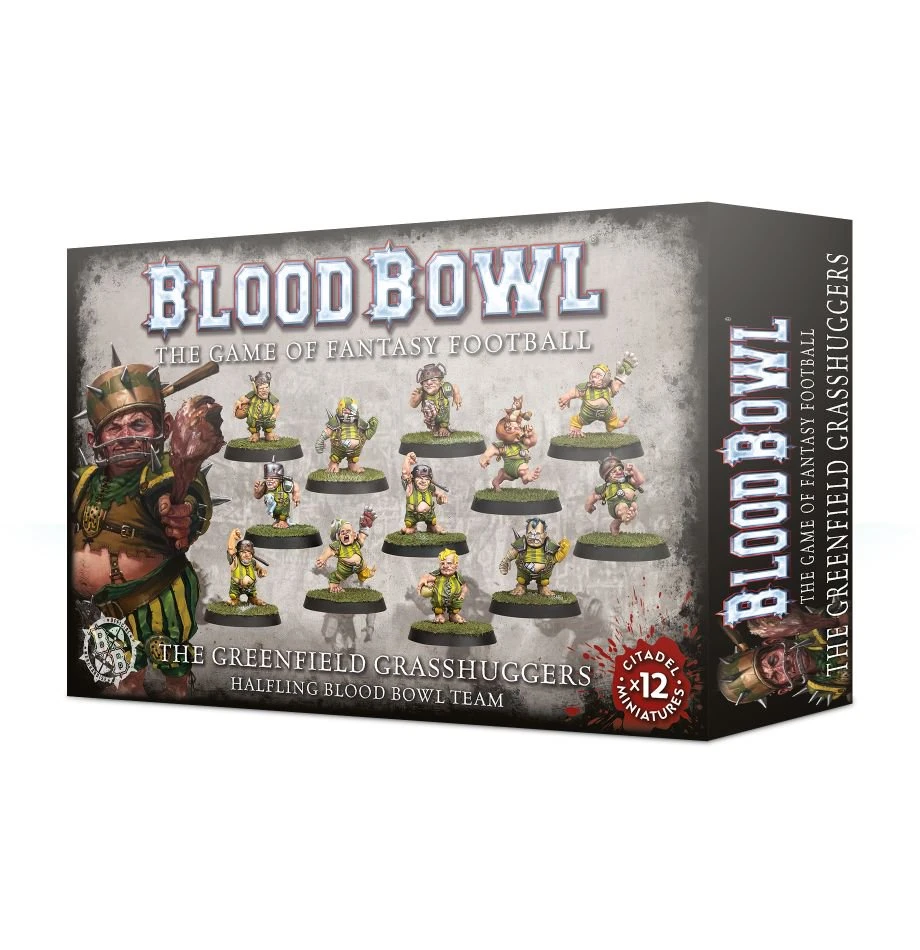 Games Workshop Blood Bowl: Halfling Team – The Greenfield Grasshuggers 1 Games Workshop Blood Bowl: Halfling Team – The Greenfield Grasshuggers