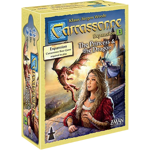 Z-Man Games The Princess & The Dragon: Carcassonne Expansion 3 1 Z-Man Games The Princess & The Dragon: Carcassonne Expansion 3