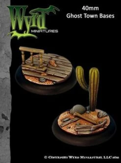 Ghost Town 40mm Bases