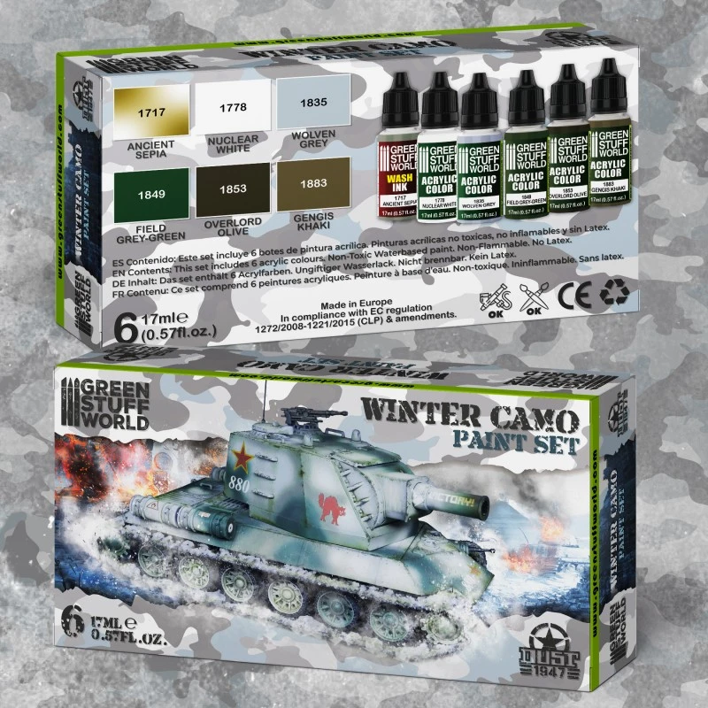Paint Set – Winter Camo 3 Paint Set – Winter Camo - Image 3