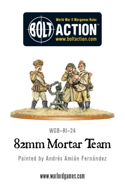 Soviet 82mm Mortar Team 1 Soviet 82mm Mortar Team