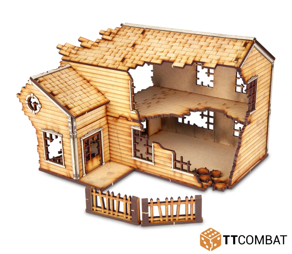 Ruined Two Storey Suburban B 4 Ruined Two Storey Suburban B - Image 4