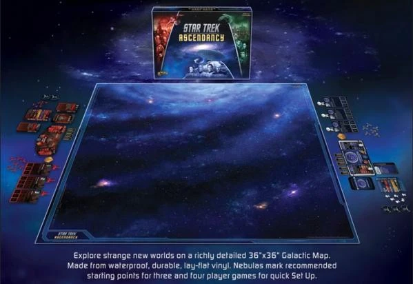 Star Trek Ascendancy: Galaxy Play Mat (36×36) 1 Star Trek Ascendancy: Galaxy Play Mat (36×36)