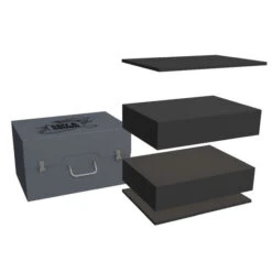 Army Pack With 200mm Deep Raster Foam Tray For Large Miniatures