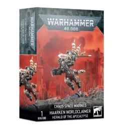 Games Workshop Chaos Space Marines: Haarken Worldclaimer, Herald Of The Apocalypse
