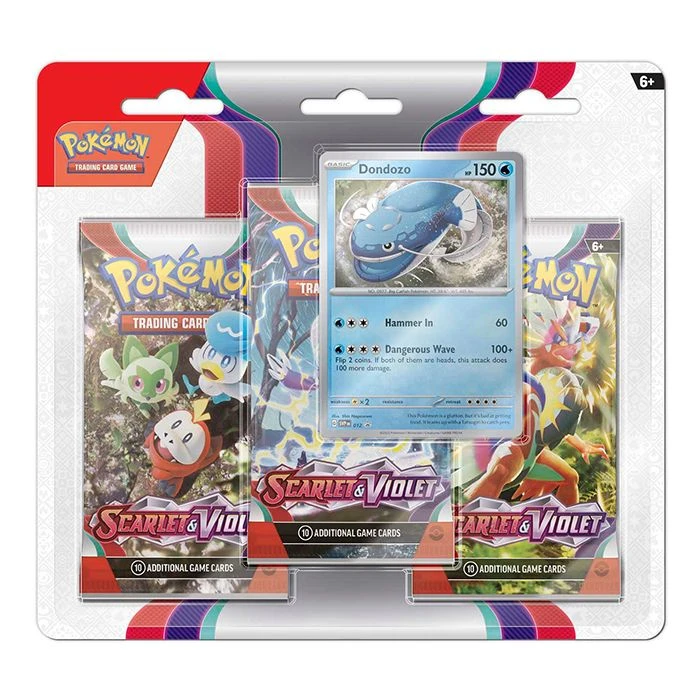 POKEMON Pokémon TCG: Scarlet & Violet – 3-Pack Booster 3 POKEMON Pokémon TCG: Scarlet & Violet – 3-Pack Booster - Image 3