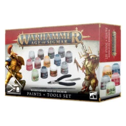 Games Workshop Age Of Sigmar: Paints + Tools Set