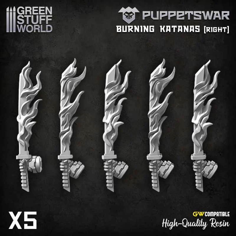 Puppetswar – Burning Katanas – Right 1 Puppetswar – Burning Katanas – Right