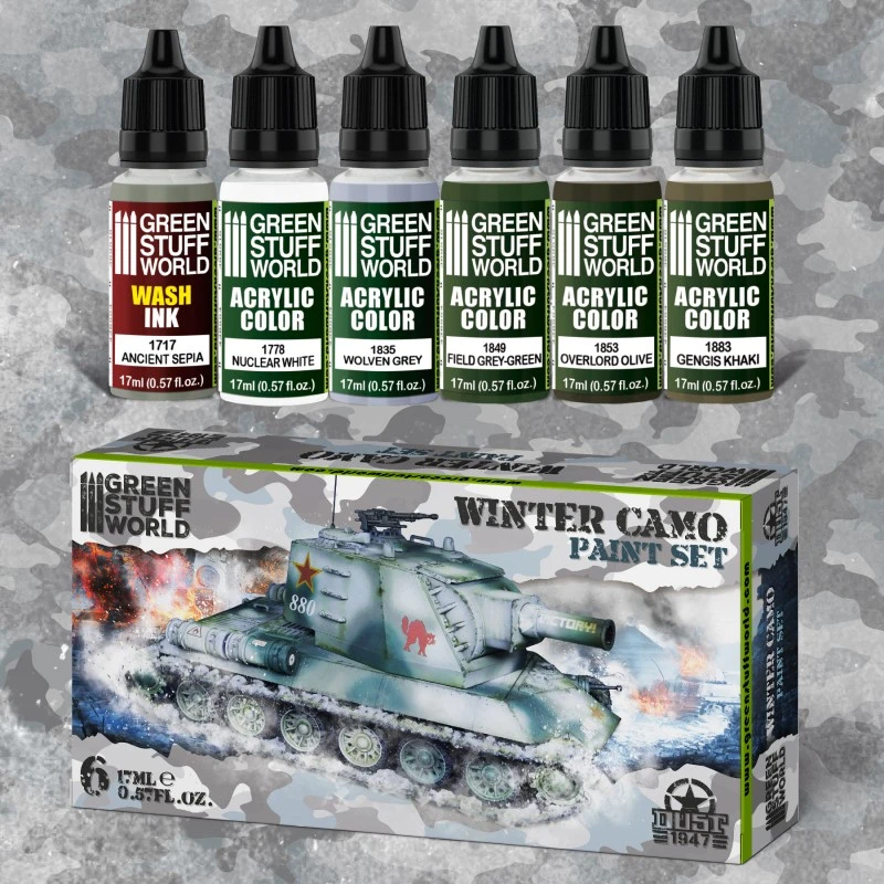 Paint Set – Winter Camo 1 Paint Set – Winter Camo