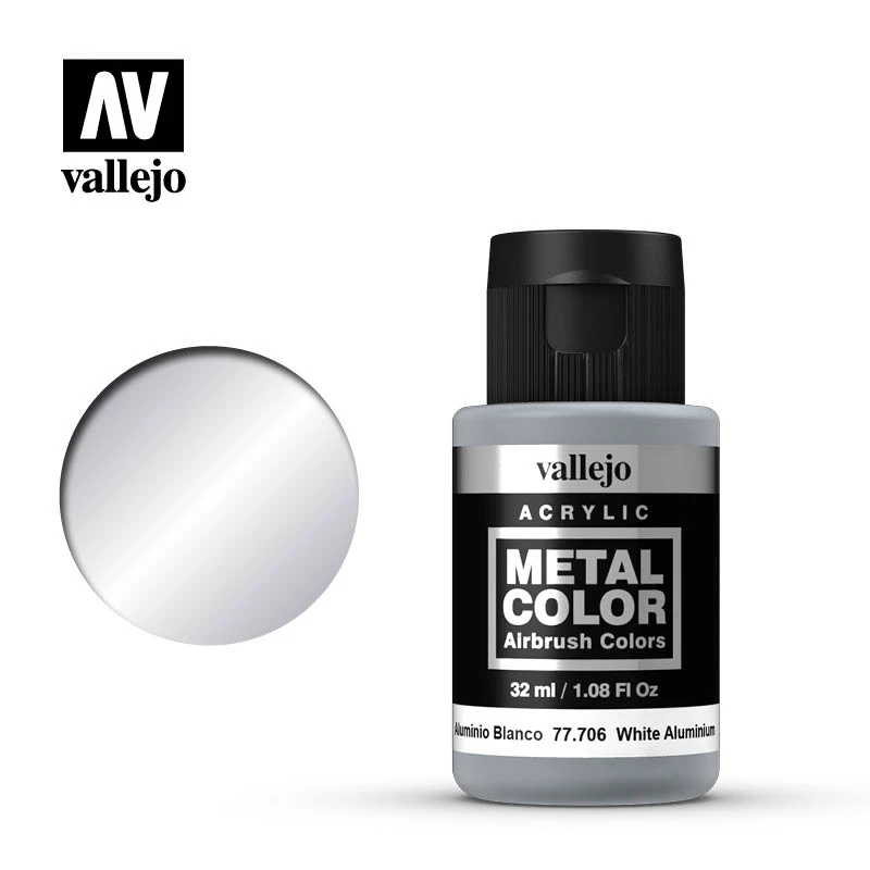 Vallejo Metal Color – White Aluminium 32ml 1 Vallejo Metal Color – White Aluminium 32ml