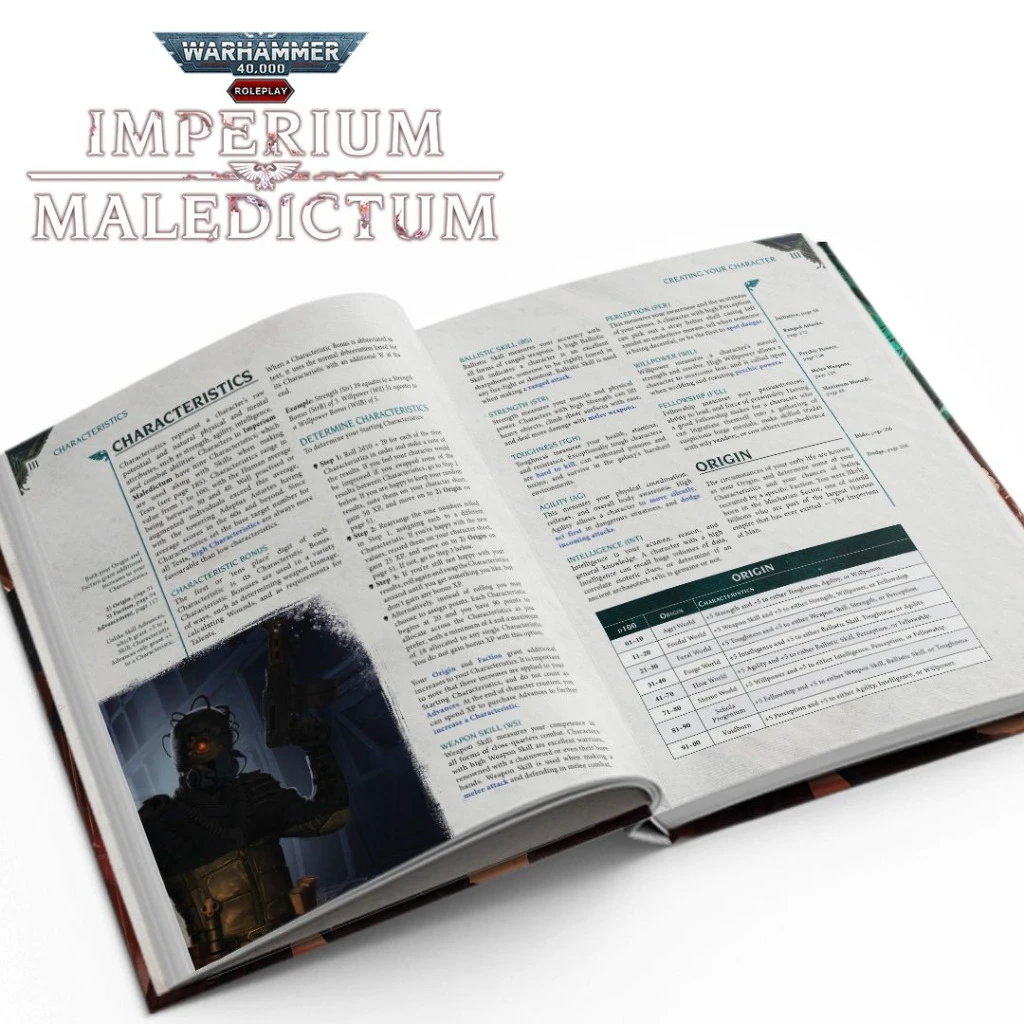 Warhammer 40,000 Roleplay: Imperium Maledictum Core Rulebook 4 Warhammer 40,000 Roleplay: Imperium Maledictum Core Rulebook - Image 4