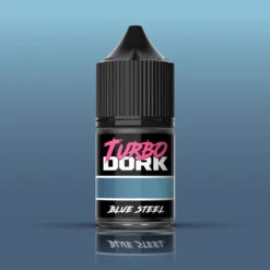 Turbo Dork: Blue Steel Metallic Acrylic Paint 22ml Bottle