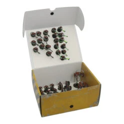 Half-size Medium Box With Two Plates For Magnetically-based Miniatures