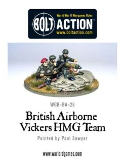 British Para Vickers HMG & Crew