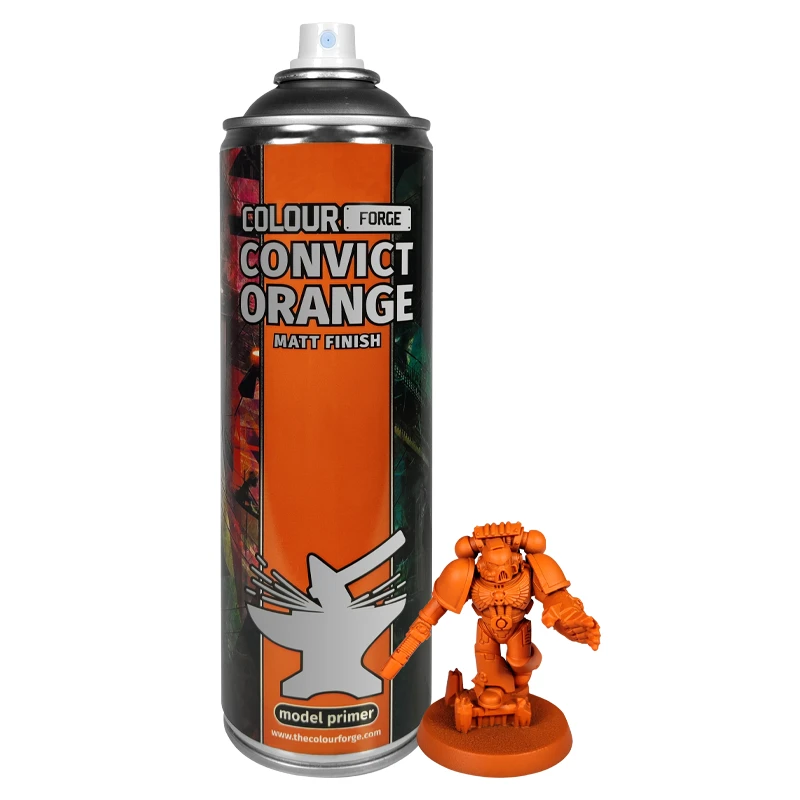 Colour Forge Spray: Convict Orange (500ml) 2 Colour Forge Spray: Convict Orange (500ml) - Image 2