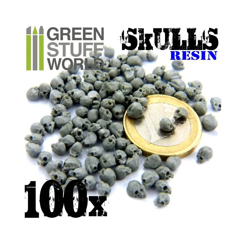 100x Resin Skulls 1 100x Resin Skulls