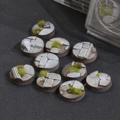 Battle Ready: Temple Bases Round 25mm (x10)