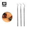 AV Vallejo Tools – Set Of 3 Stainless Steel Probes