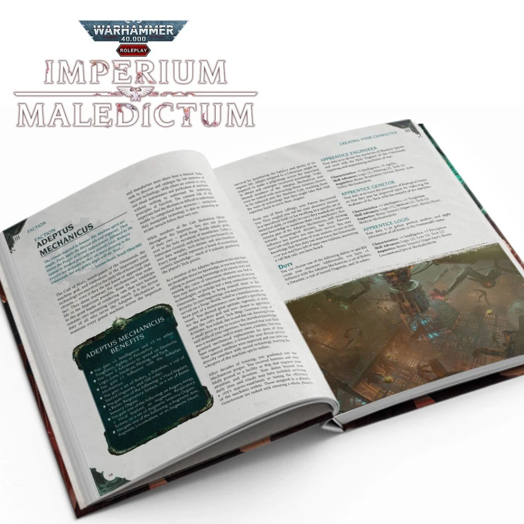 Warhammer 40,000 Roleplay: Imperium Maledictum Core Rulebook 3 Warhammer 40,000 Roleplay: Imperium Maledictum Core Rulebook - Image 3