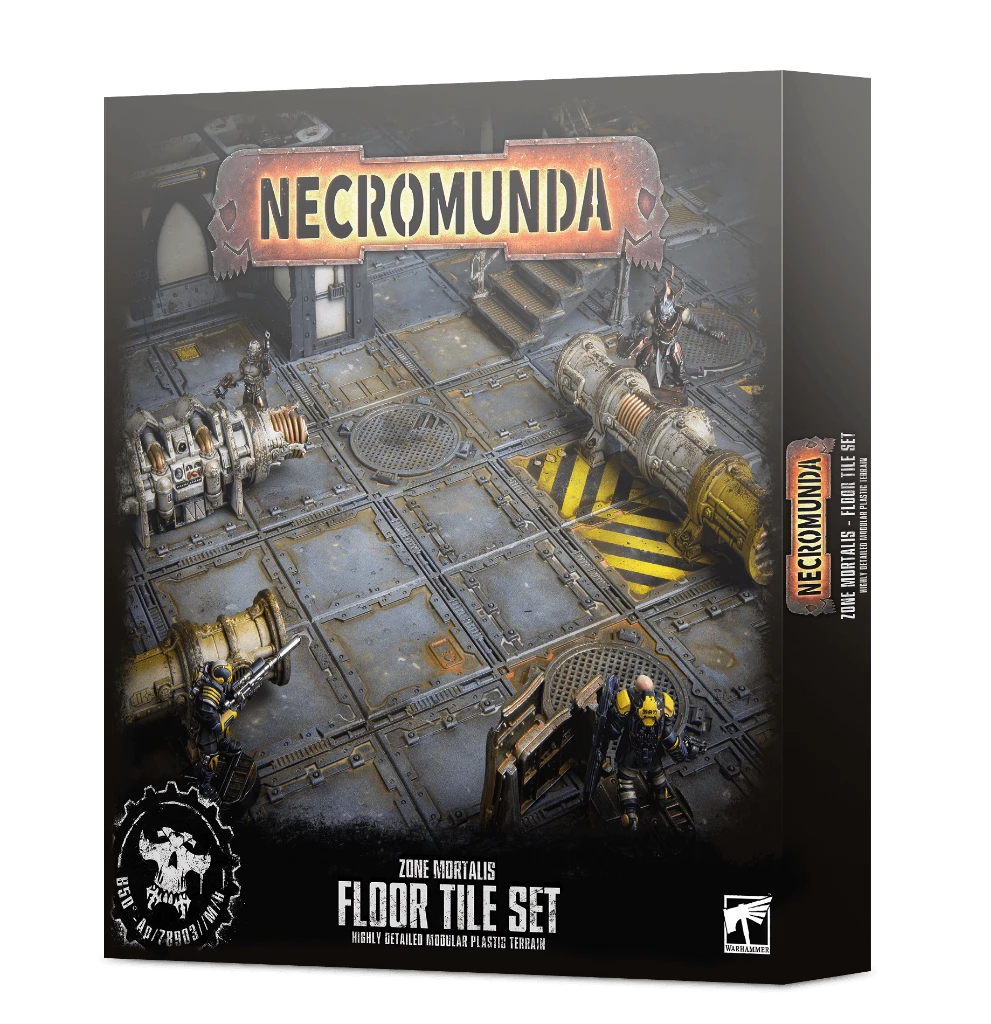 Games Workshop Necromunda: Zone Mortalis Floor Tiles Set 1 Games Workshop Necromunda: Zone Mortalis Floor Tiles Set