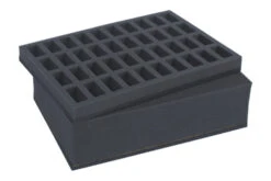 Combi BOX With 100mm Deep Raster Foam Tray And Foam Tray For 40 Miniatures On 25mm Bases 5 Combi BOX With 100mm Deep Raster Foam Tray And Foam Tray For 40 Miniatures On 25mm Bases -Game Series Store qTmeIiPGR3PdMF7bVL240nK1gZVADL2e
