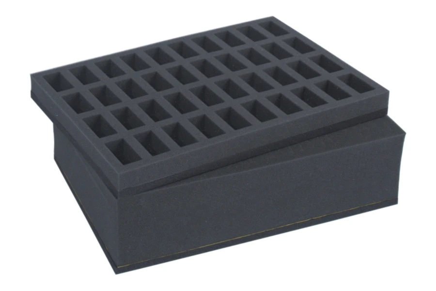 Combi BOX With 100mm Deep Raster Foam Tray And Foam Tray For 40 Miniatures On 25mm Bases 3 Combi BOX With 100mm Deep Raster Foam Tray And Foam Tray For 40 Miniatures On 25mm Bases - Image 3