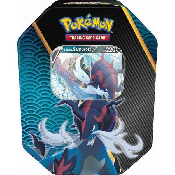 Pokemon TCG: Divergent Powers Tins – Hisuian Samurott V 1 Pokemon TCG: Divergent Powers Tins – Hisuian Samurott V