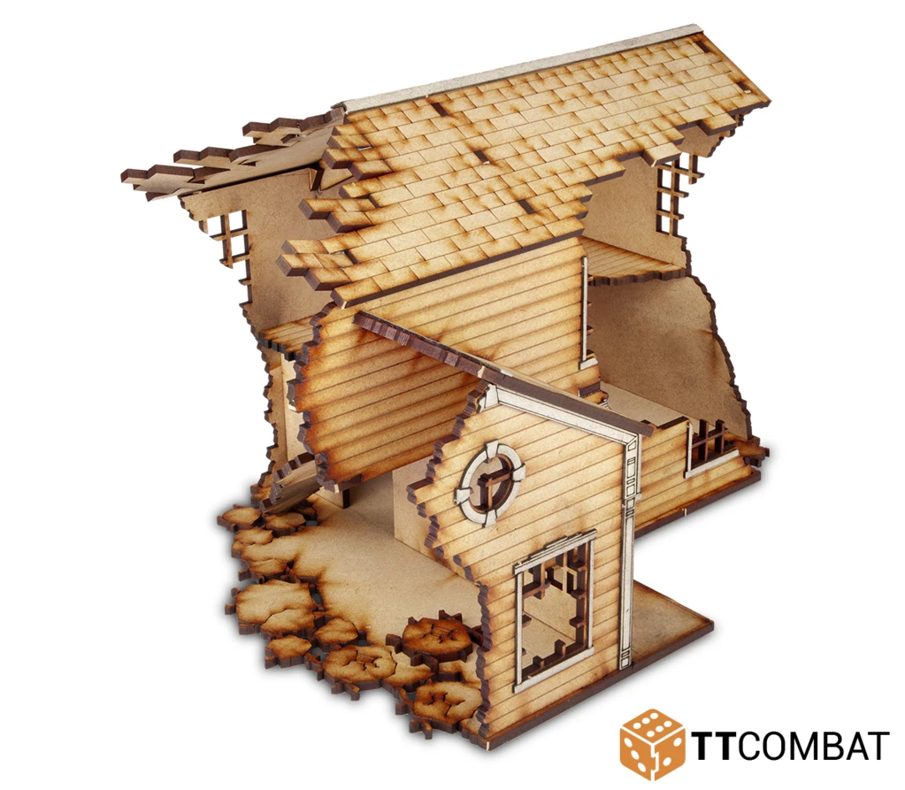 Ruined Two Storey Suburban B 1 Ruined Two Storey Suburban B