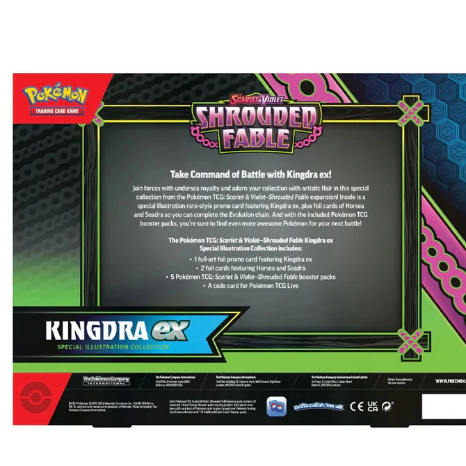 Pokemon TCG – Scarlet & Violet: Shrouded Fable – Kingdra Ex Box 2 Pokemon TCG – Scarlet & Violet: Shrouded Fable – Kingdra Ex Box - Image 2