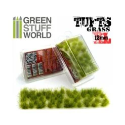 Grass TUFTS XL – 12mm Self-adhesive – REALISTIC GREEN